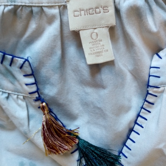Chicos embroidered birds top  - Picture 8 of 8